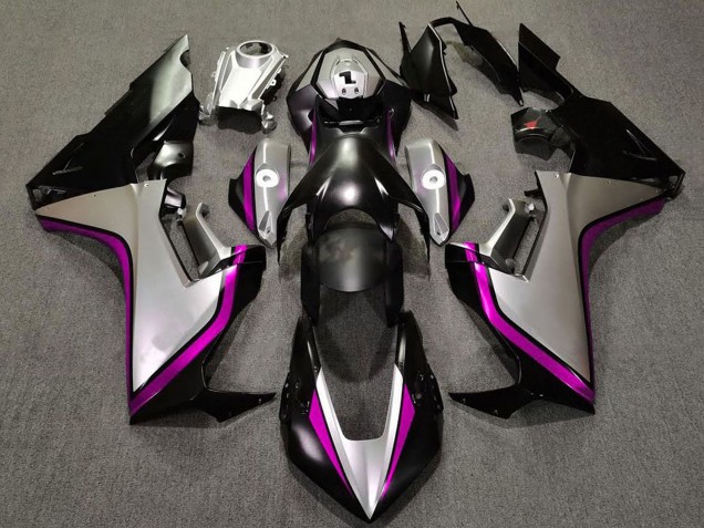 2017-2023 Honda CBR1000RR Motorcycle Fairings - Silver Pink Glossy Black UK