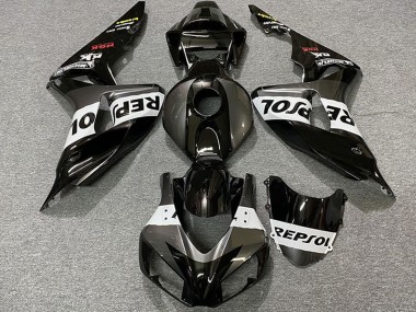 Best 2006-2007 Honda CBR1000RR Motorcycle Fairings - Grey White Glossy Black Repsol UK