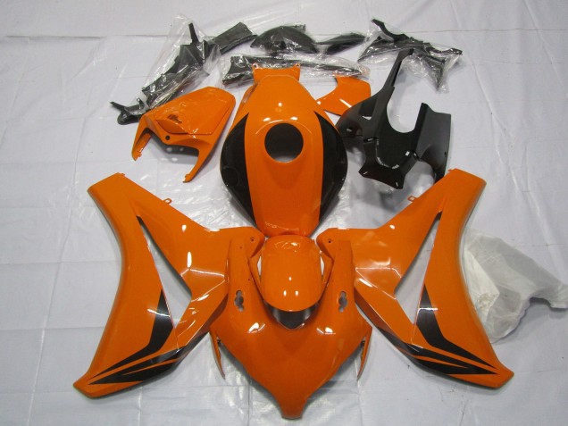 2008-2011 Honda CBR1000RR Motorcycle Fairings - Orange Glossy Black UK