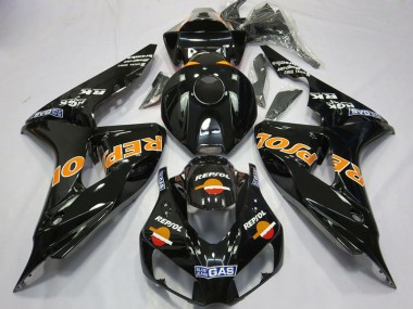 Best 2006-2007 Honda CBR1000RR Motorcycle Fairings - Glossy Orange Repsol UK