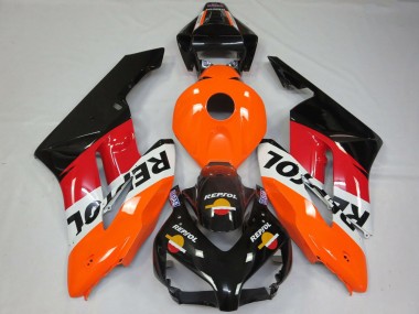 Best 2004-2005 Honda CBR1000RR Motorcycle Fairings - Orange White Red Glossy Black Repsol UK