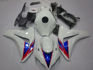 Best 2008-2011 Honda CBR1000RR Motorcycle Fairings - White Blue Red UK