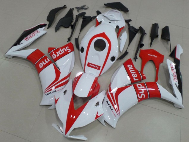 2012-2016 Honda CBR1000RR Motorcycle Fairings - White Red Supreme UK