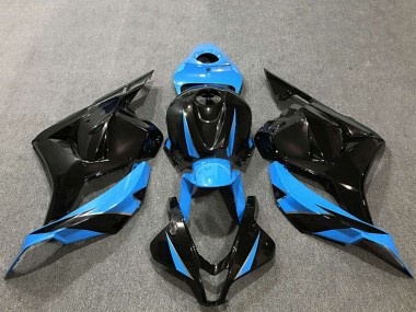 Best 2009-2012 Honda CBR600RR Motorcycle Fairings - Sky Blue Glossy Black UK