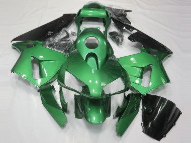 Best 2003-2004 Honda CBR600RR Motorcycle Fairing - Green Glossy Black UK