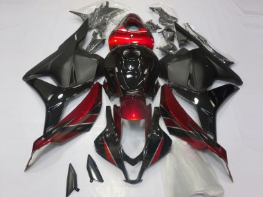 Best 2009-2012 Honda CBR600RR Motorcycle Fairings - Red Glossy Black Matte Black UK