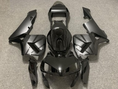 Best 2003-2004 Honda CBR600RR Motorcycle Fairings - Glossy Black Matte Grey OEM Style UK