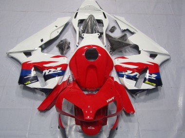 Best 2003-2004 Honda CBR600RR Motorcycle Fairings - White Red Blue RVF Style UK