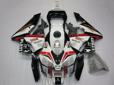 Best 2003-2004 Honda CBR600RR Motorcycle Fairings - White Red Glossy Black Playboy UK