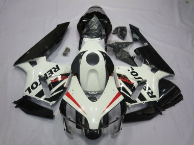 Best 2003-2004 Honda CBR600RR Motorcycle Fairings - White Red Glossy Black Repsol OEM Style UK