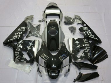 Best 2003-2004 Honda CBR600RR Motorcycle Fairings - Silver Glossy Black SevenStars UK