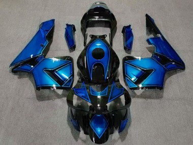 Best 2003-2004 Honda CBR600RR Motorcycle Fairings - Blue Glossy Black UK