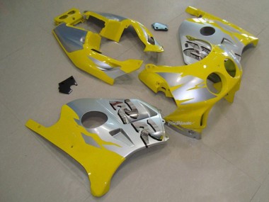 Best 1990-1998 Honda CBR250RR Motorcycle Fairings - Silver Yellow UK