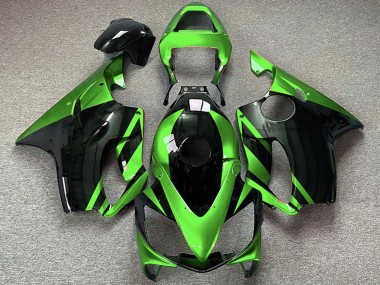 Best 2001-2003 Honda CBR600 F4i Motorcycle Fairings - Green Glossy Black UK