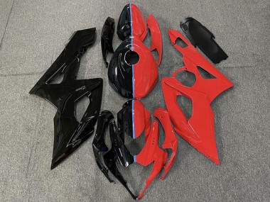 Best 2005-2006 Suzuki GSXR 1000 Motorcycle Fairings - Glossy Black and Red UK