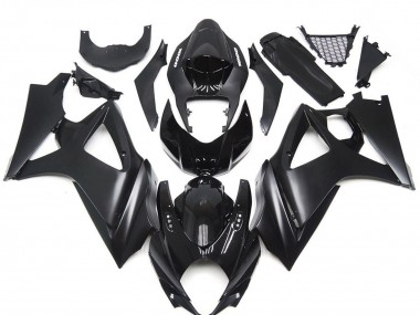 Best 2007-2008 Suzuki GSXR 1000 Motorcycle Fairing Kits - Glossy Black Matte Black UK