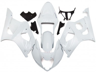 Best 2003-2004 Suzuki GSXR 1000 Motorcycle Fairings - Glossy White UK