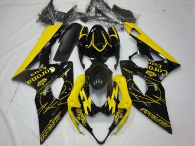 Best 2005-2006 Suzuki GSXR 1000 Motorcycle Fairings - Yellow Black Corona Alstare UK