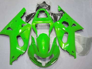 Best 2001-2003 Suzuki GSXR 600 / GSXR 750 Motorcycle Fairings - Green UK