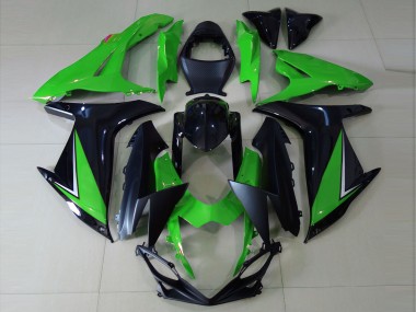Best 2011-2024 Suzuki GSXR 600 / GSXR 750 Motorcycle Fairings - Green Glossy Black Matte Black UK