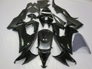 Best 2008-2010 Kawasaki ZX10R Motorcycle Fairings - Glossy Black Matte Black UK