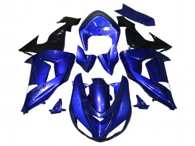 Best 2006-2007 Kawasaki ZX10R Motorcycle Fairings - Blue Black UK
