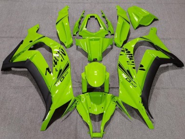 Best 2011-2015 Kawasaki ZX10R Motorcycle Fairings - Green Matte Black UK