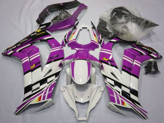 2011-2015 Kawasaki ZX10R Motorcycle Fairings - Purple Black White Yellow UK