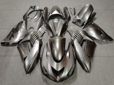 Best 2006-2011 Kawasaki ZX14R Motorcycle Fairings - Silver UK