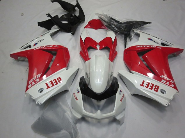 2008-2012 Kawasaki Ninja 250 Motorcycle Fairings - White Red Beet UK