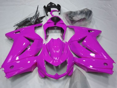 Best 2008-2012 Kawasaki Ninja 250 Motorcycle Fairings - Pink UK