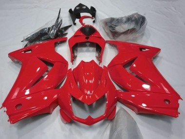 Best 2008-2012 Kawasaki Ninja 250 Motorcycle Fairings - Red UK