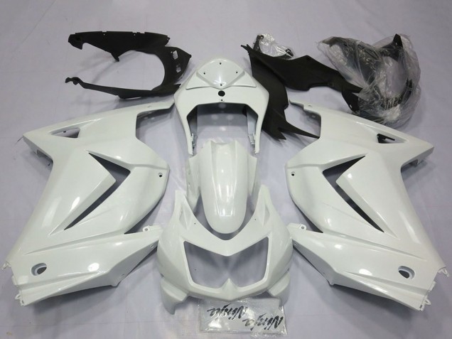 2008-2012 Kawasaki Ninja 250 Motorcycle Fairings - Glossy White UK