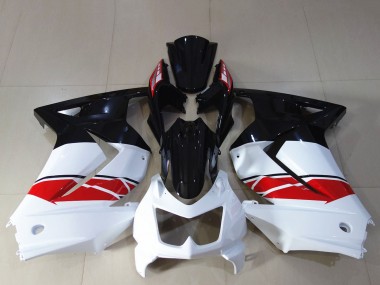 Best 2008-2012 Kawasaki Ninja 250 Motorcycle Fairing - White Red Glossy Black UK