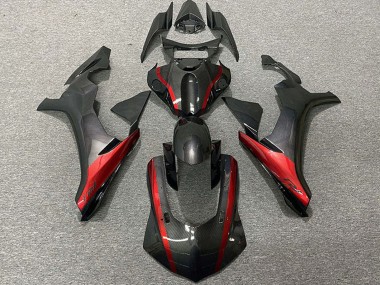 Best 2015-2019 Yamaha R1 Motorcycle Fairings - Carbon Fiber Style Red UK