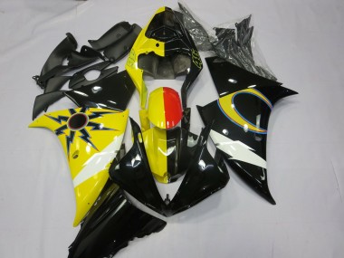 Best 2012-2014 Yamaha R1 Motorcycle Fairings - Yellow Black Red UK
