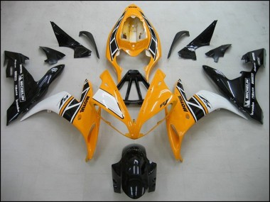 Best 2004-2006 Yamaha R1 Motorcycle Fairings - Yellow White Black OEM Style UK