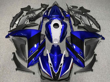 Best 2015-2018 Yamaha R3 Motorcycle Fairings - Blue White Black UK
