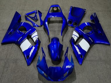 Best 1998-2002 Yamaha R6 Motorcycle Fairings - Blue White UK