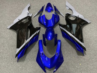Best 2017-2023 Yamaha R6 Motorcycle Fairings - Grey Blue Glossy Black UK