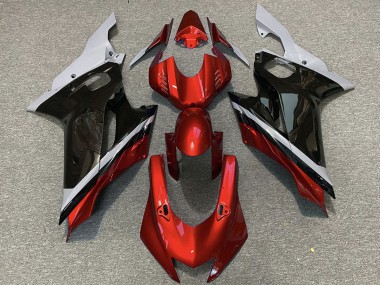 Best 2017-2023 Yamaha R6 Motorcycle Fairings - Grey Red Glossy Black UK
