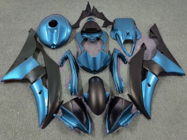 Best 2008-2016 Yamaha R6 Motorcycle Fairings - Blue Matte Black UK