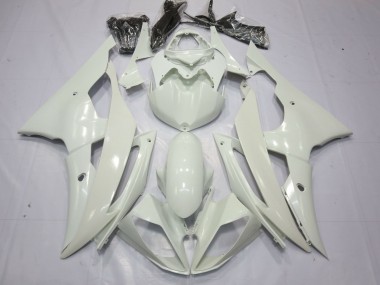 Best 2008-2016 Yamaha R6 Motorcycle Fairings - Pearl White UK
