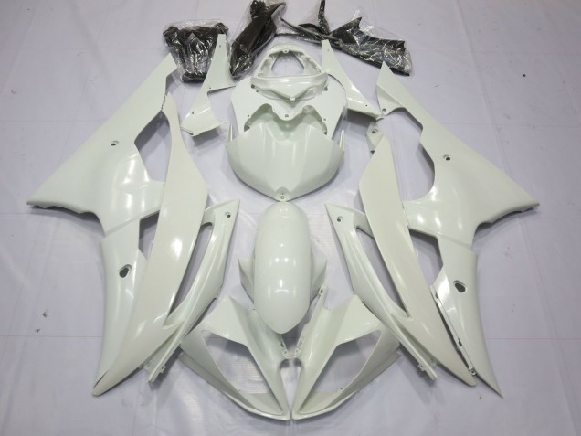 2008-2016 Yamaha R6 Motorcycle Fairings - Pearl White UK