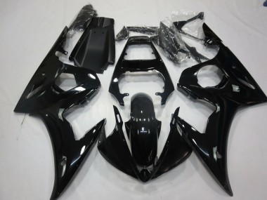 Best 2005 Yamaha R6 Motorcycle Fairings - Glossy Black UK