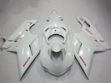 Best 2007-2014 Ducati 1098 Motorcycle Fairings - White Corse UK