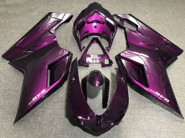 Best 2007-2014 Ducati 848 Motorcycle Fairings - Purple UK