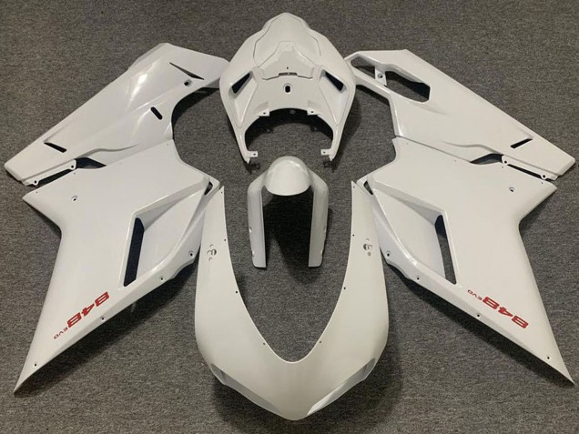 2007-2014 Ducati 848 Motorcycle Fairing - Pearl White UK