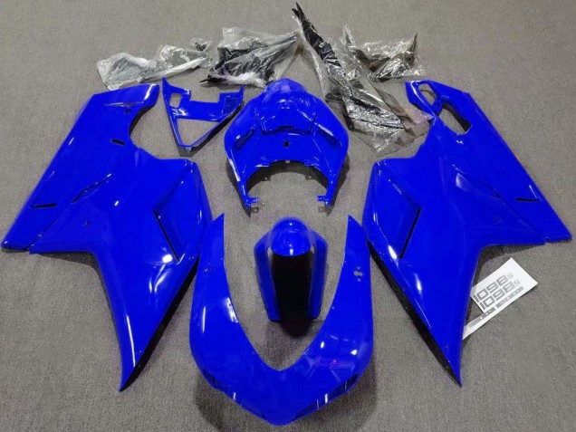 2007-2014 Ducati 1098 Motorcycle Fairings - Glossy Blue Plain UK