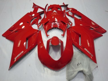 Best 2007-2014 Ducati 1098 Motorcycle Fairings - Red UK